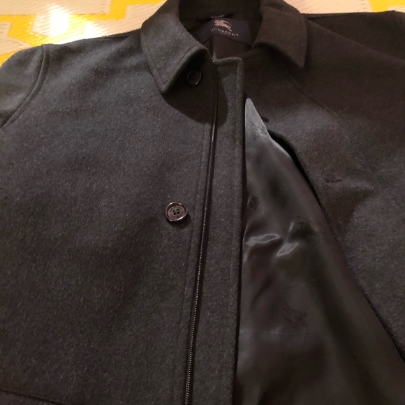 Burberry London men’s Charcoal wool men’s coat - Picture 2 of 4